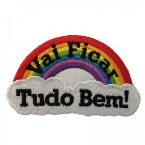 Pegatina bordada Vai ficar...